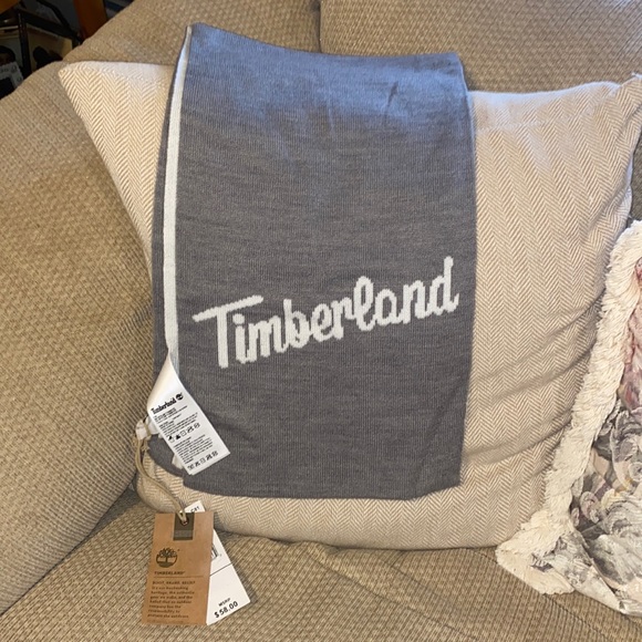 🔘NWT Timberland Grey Men’s Scarf - Picture 1 of 7